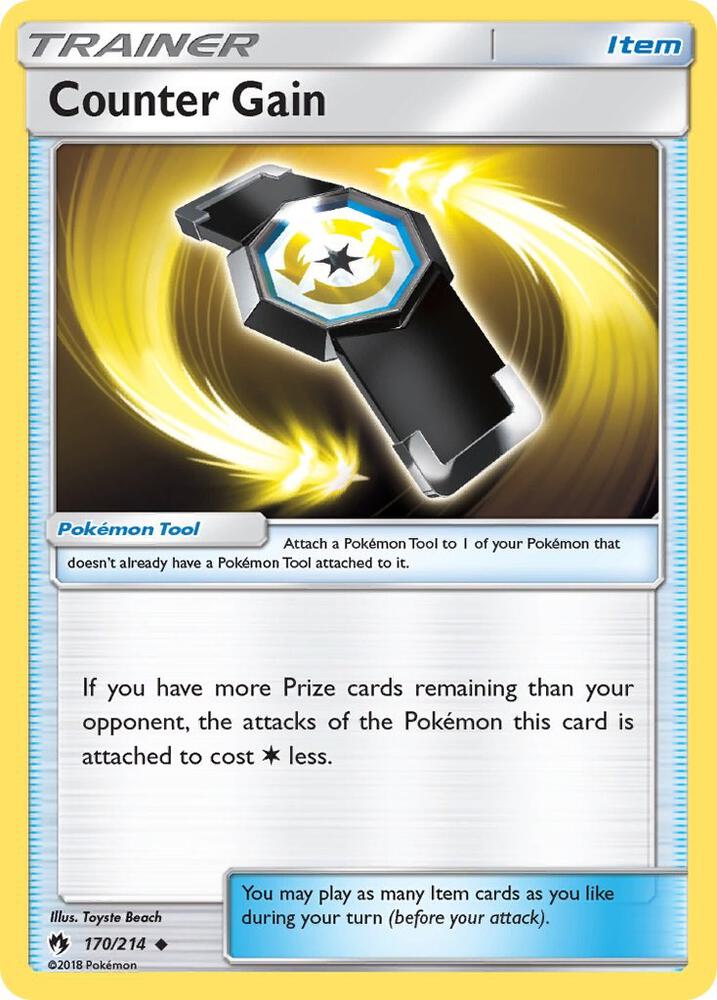 Counter Gain 170/214 card from SM - Lost Thunder