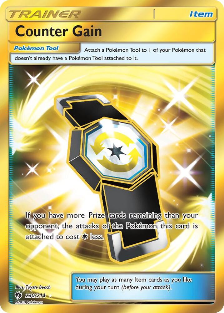 Counter Gain (Secret) 230/214 card from SM - Lost Thunder