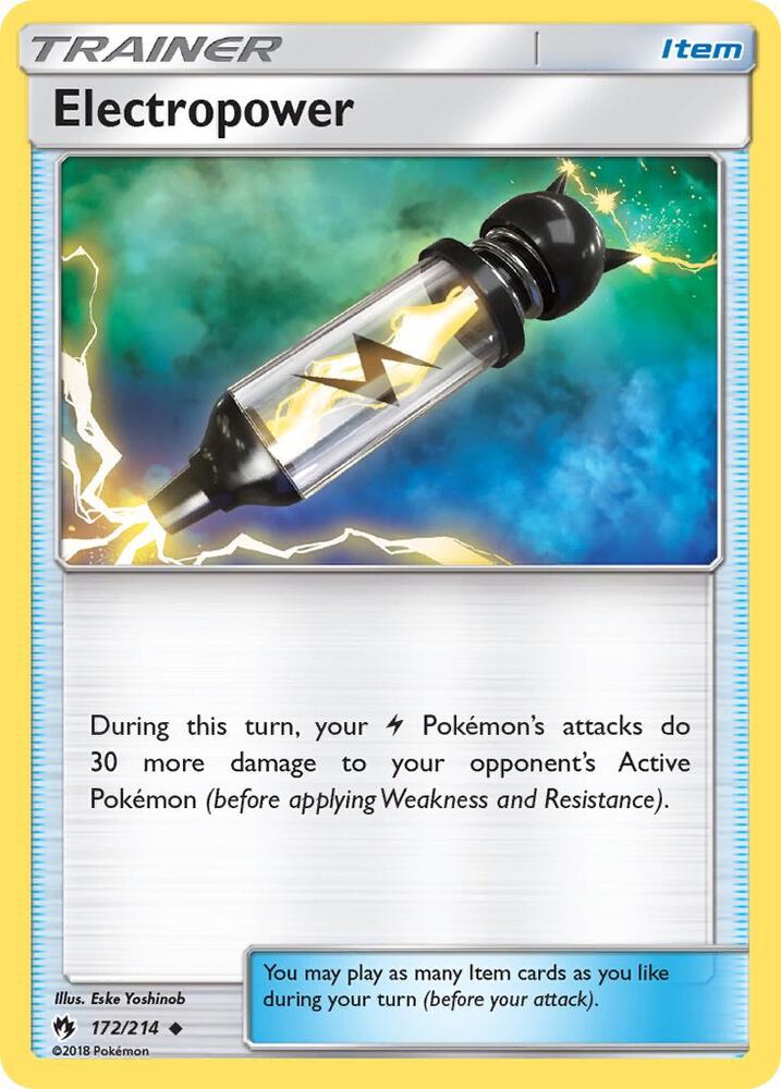 Electropower 172/214 card from SM - Lost Thunder