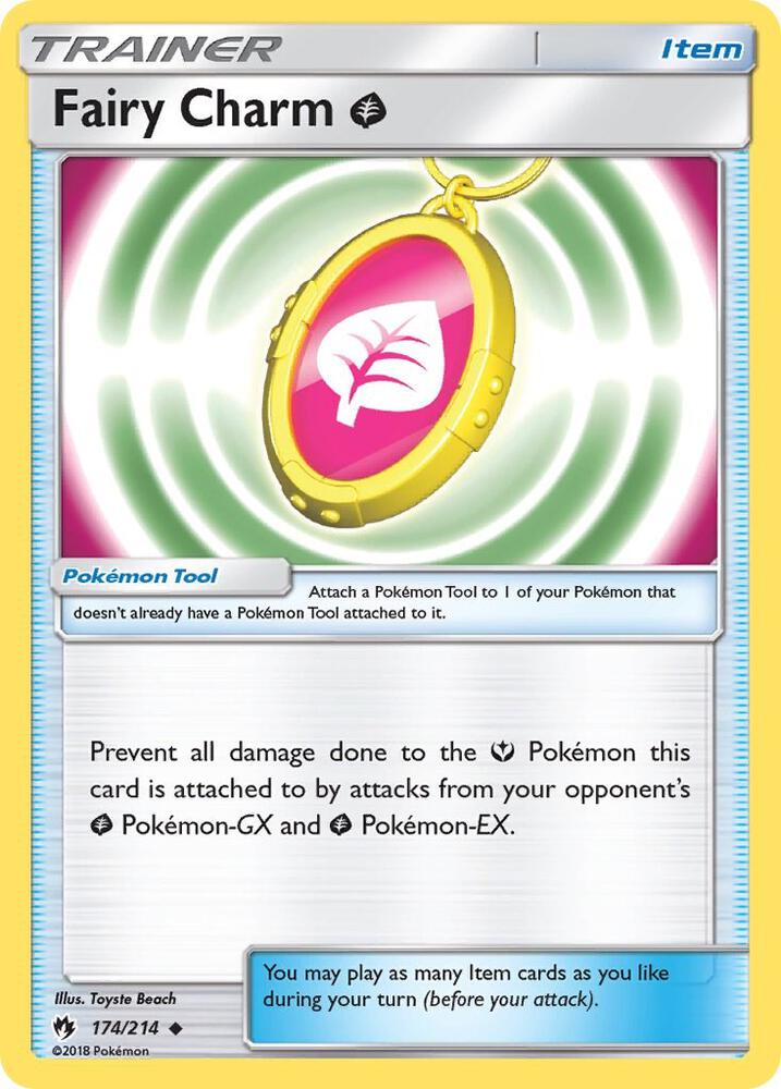 Fairy Charm G 174/214 card from SM - Lost Thunder