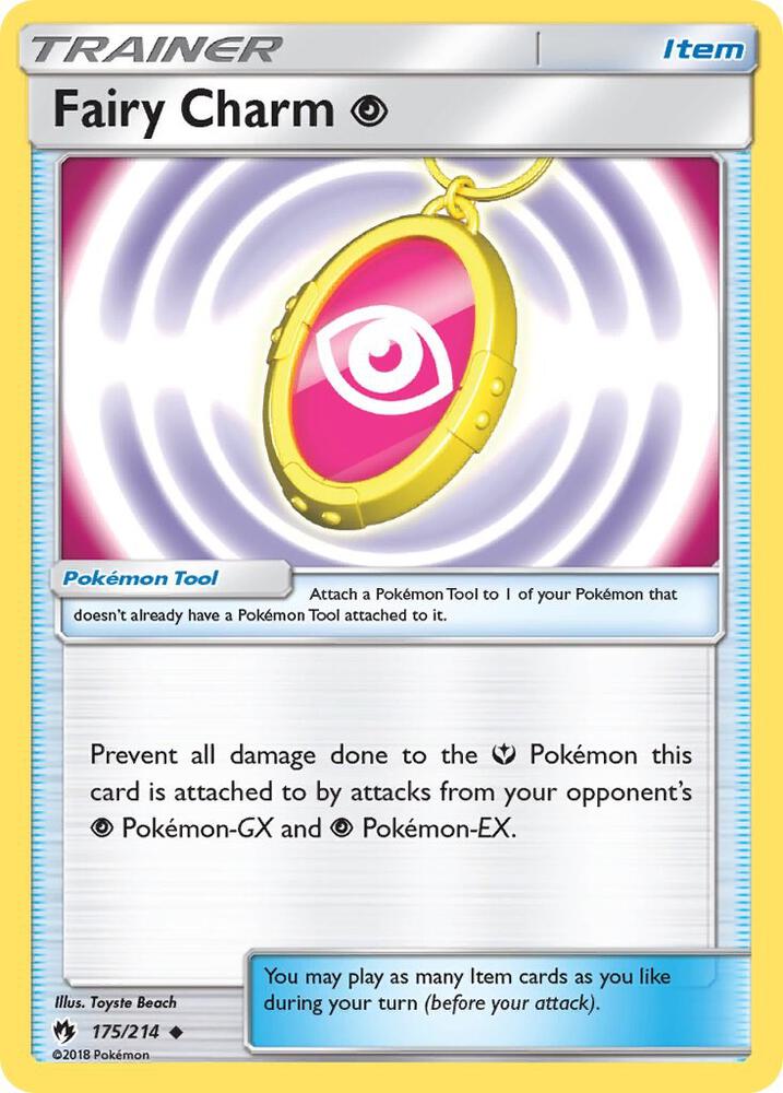 Fairy Charm P 175/214 card from SM - Lost Thunder