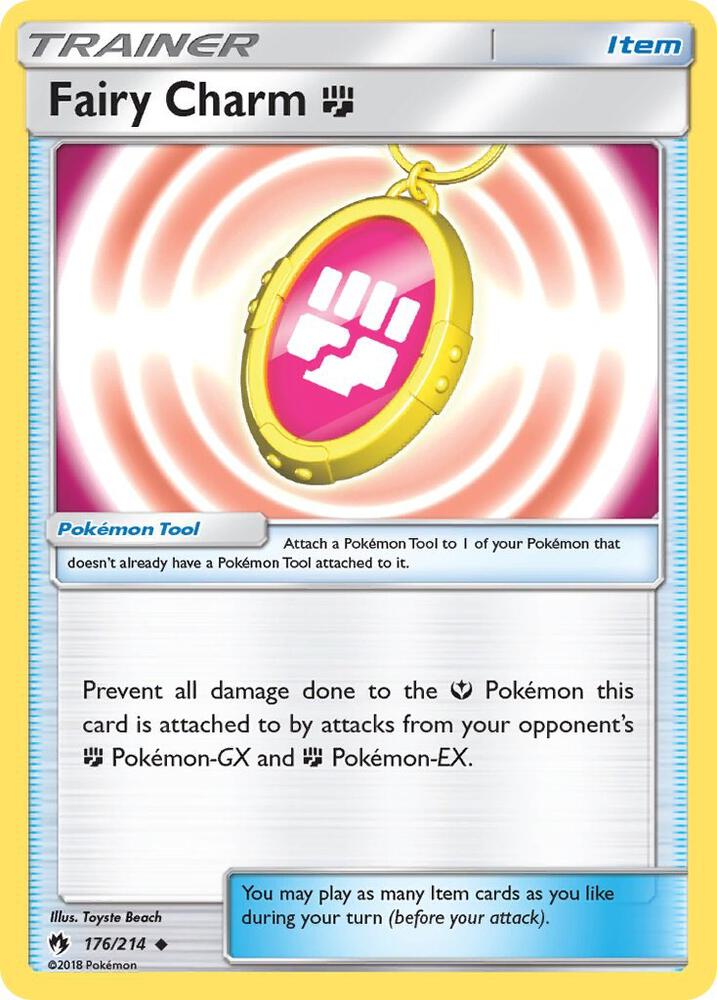 Fairy Charm F 176/214 card from SM - Lost Thunder