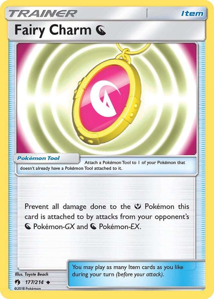 Fairy Charm O 177/214 card from SM - Lost Thunder