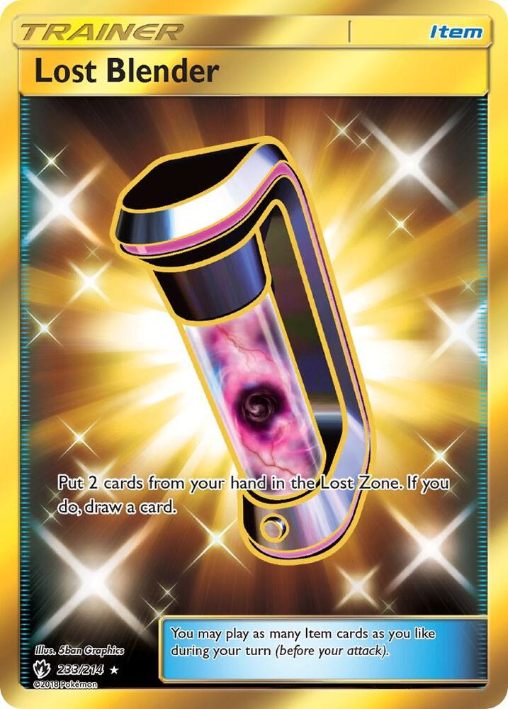 Lost Blender (Secret) 233/214 card from SM - Lost Thunder