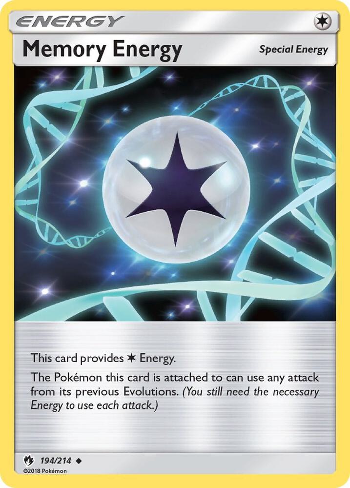 Memory Energy 194/214 card from SM - Lost Thunder