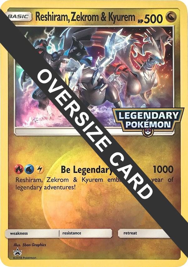 Reshiram, Zekrom & Kyurem card from Jumbo Cards