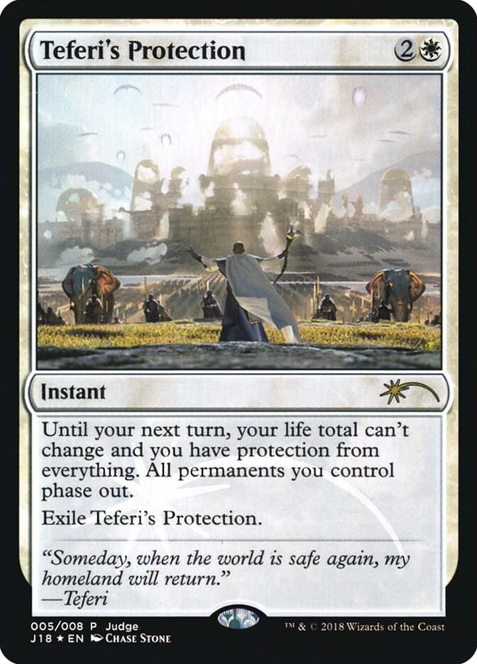 Teferi's Protection (J18) 5 card from Judge Promos