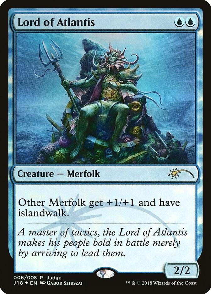 Lord of Atlantis 6 card from Judge Promos