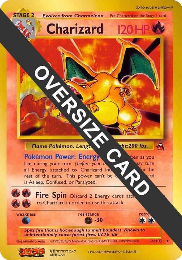 Charizard - 4/102 (CoroCoro Promo) 004/102 card from Jumbo Cards