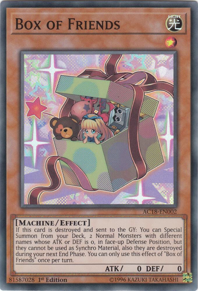 Box of Friends AC18-EN002 card from Advent Calendar 2018
