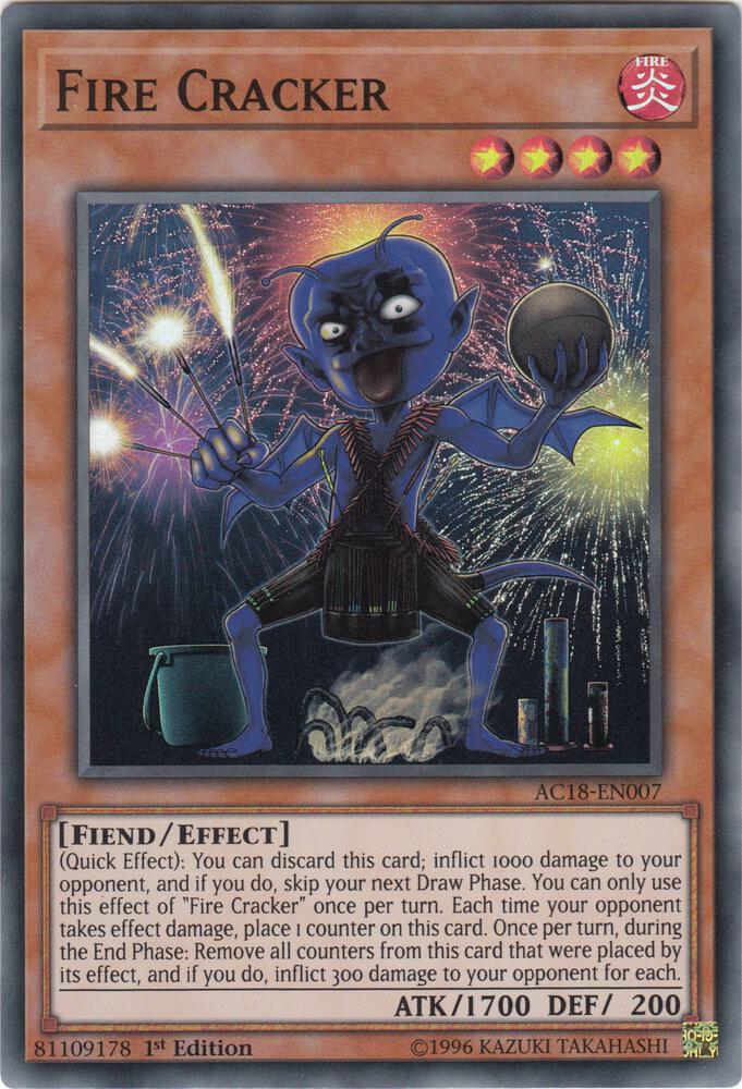 Fire Cracker AC18-EN007 card from Advent Calendar 2018