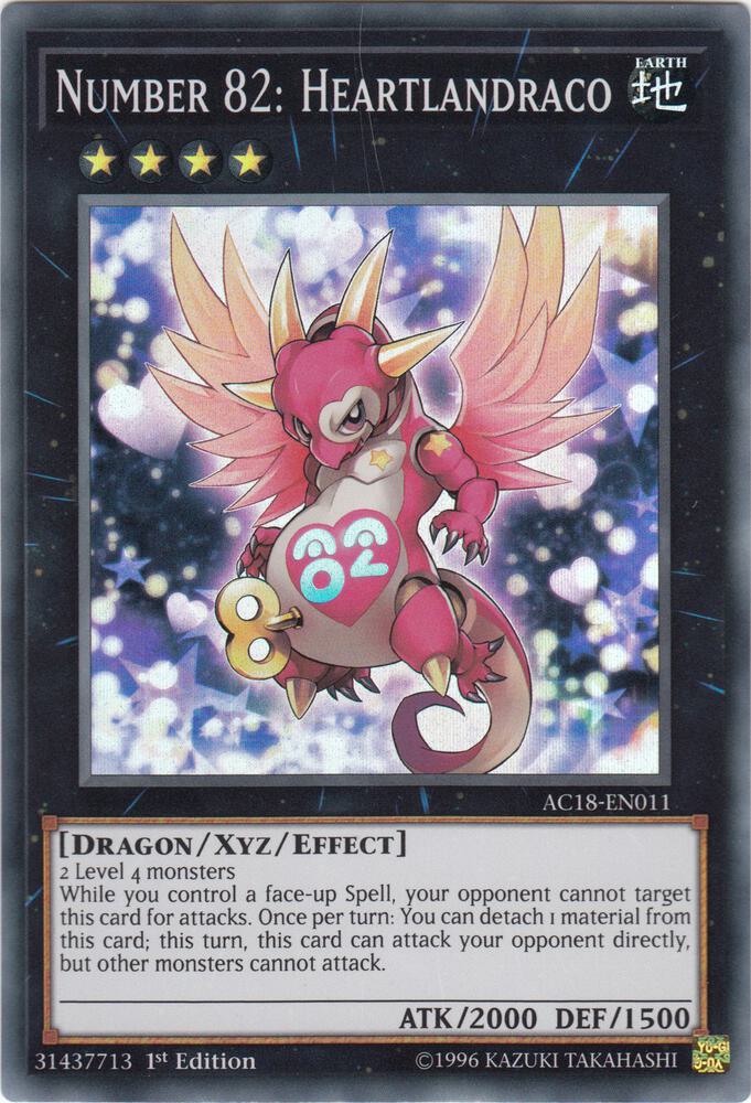 Number 82: Heartlandraco AC18-EN011 card from Advent Calendar 2018