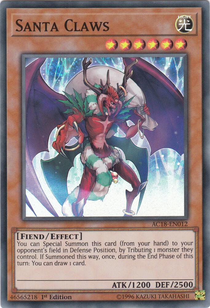 Santa Claws AC18-EN012 card from Advent Calendar 2018