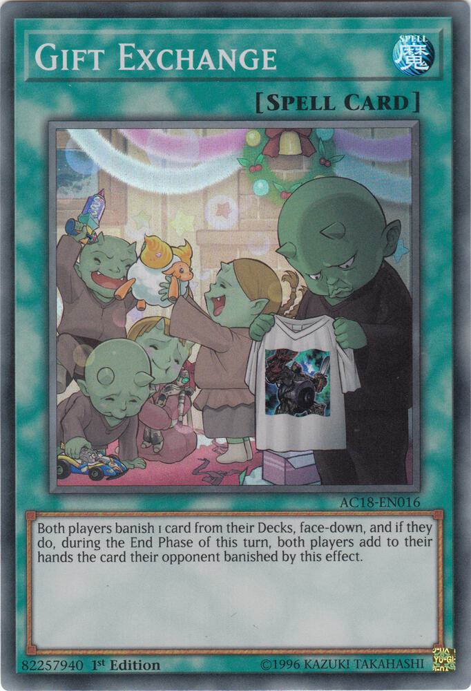 Gift Exchange AC18-EN016 card from Advent Calendar 2018
