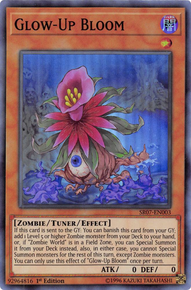 Glow-Up Bloom SR07-EN003 card from Structure Deck: Zombie Horde