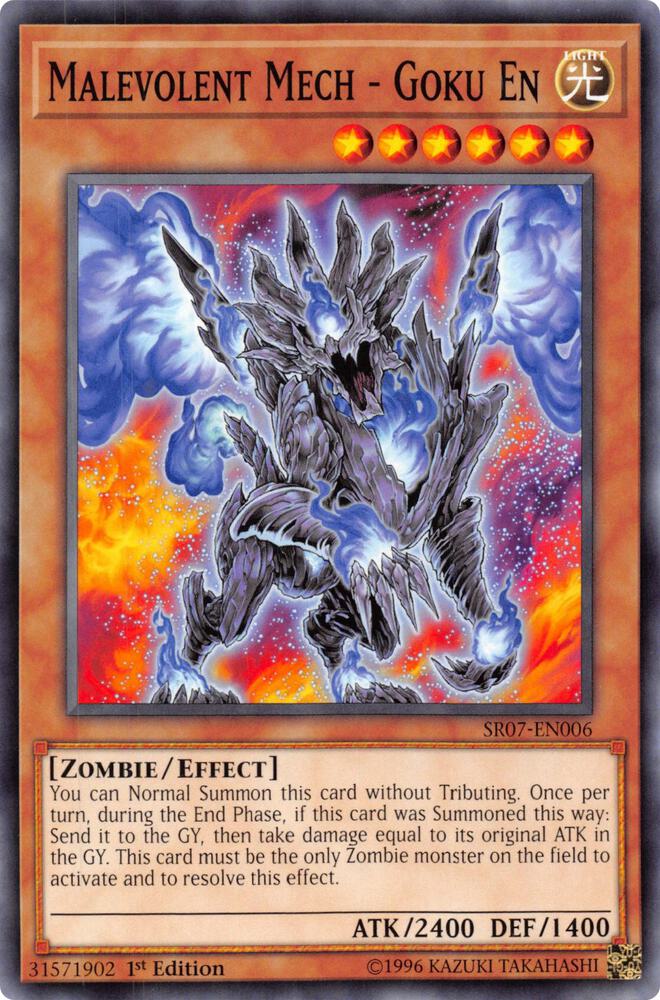 Malevolent Mech - Goku En SR07-EN006 card from Structure Deck: Zombie Horde