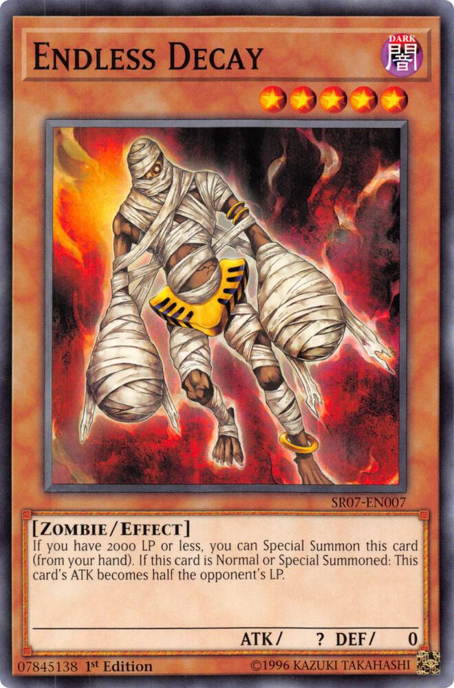 Endless Decay SR07-EN007 card from Structure Deck: Zombie Horde
