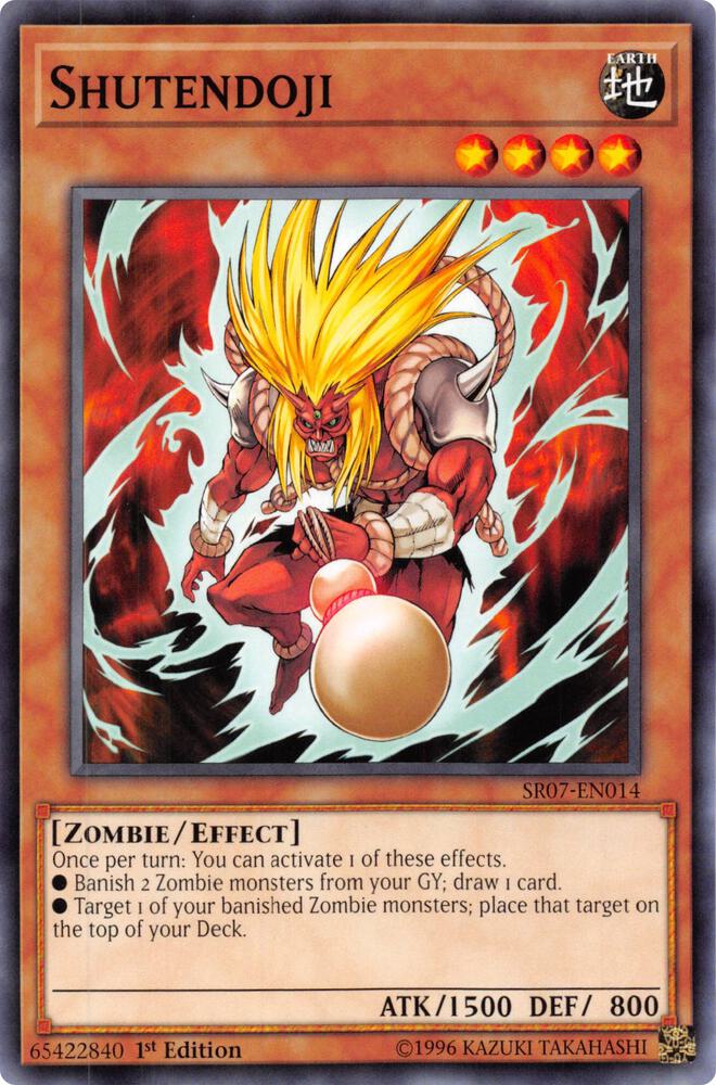 Shutendoji SR07-EN014 card from Structure Deck: Zombie Horde