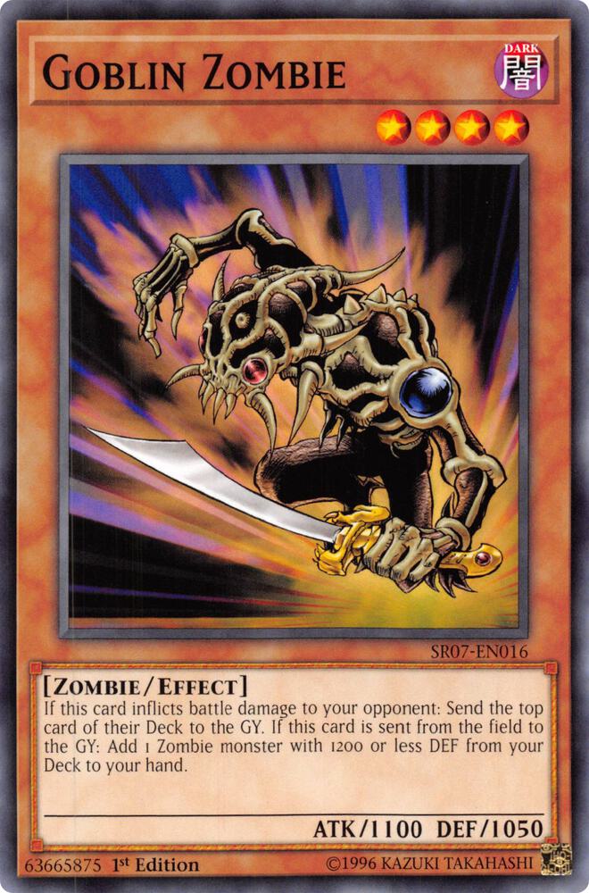 Goblin Zombie SR07-EN016 card from Structure Deck: Zombie Horde