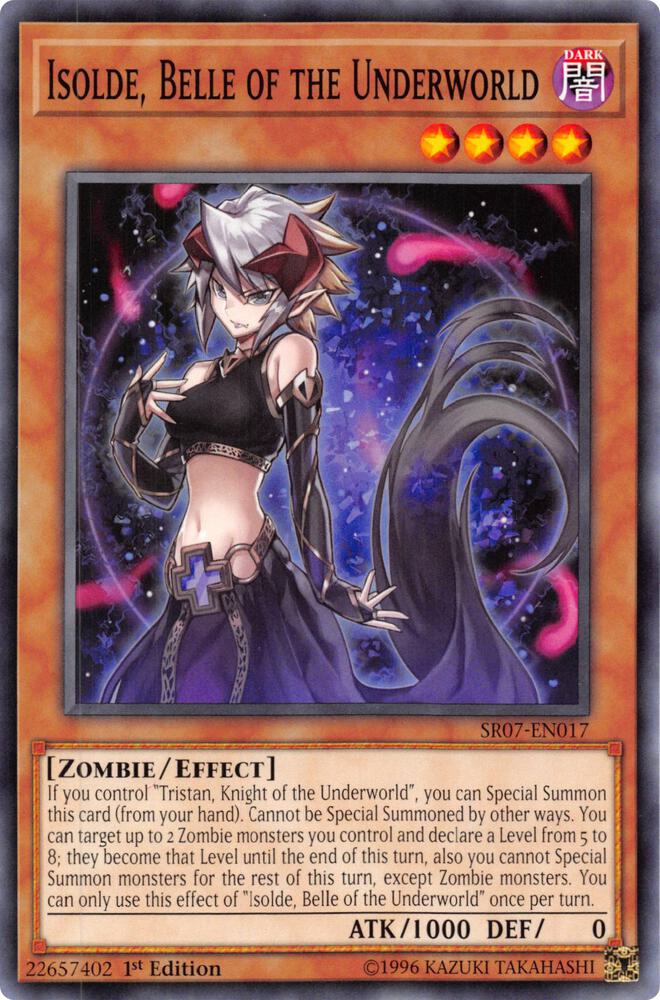 Isolde, Belle of the Underworld SR07-EN017 card from Structure Deck: Zombie Horde