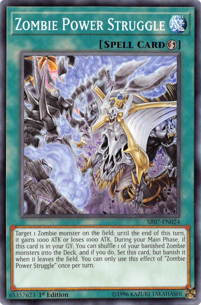 Zombie Power Struggle SR07-EN024 card from Structure Deck: Zombie Horde