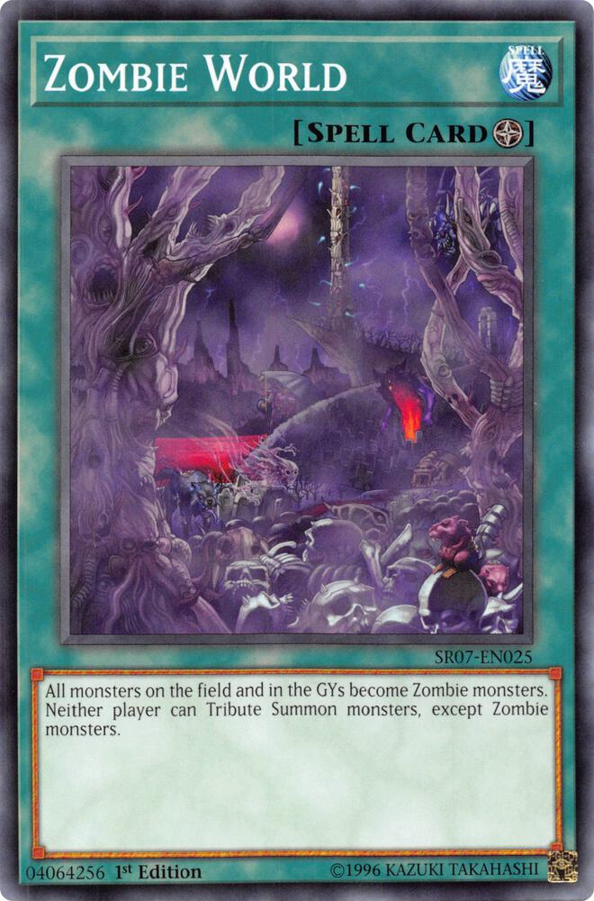 Zombie World SR07-EN025 card from Structure Deck: Zombie Horde