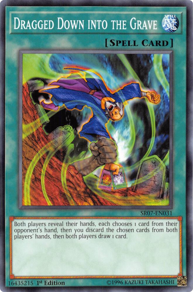 Dragged Down into the Grave SR07-EN031 card from Structure Deck: Zombie Horde