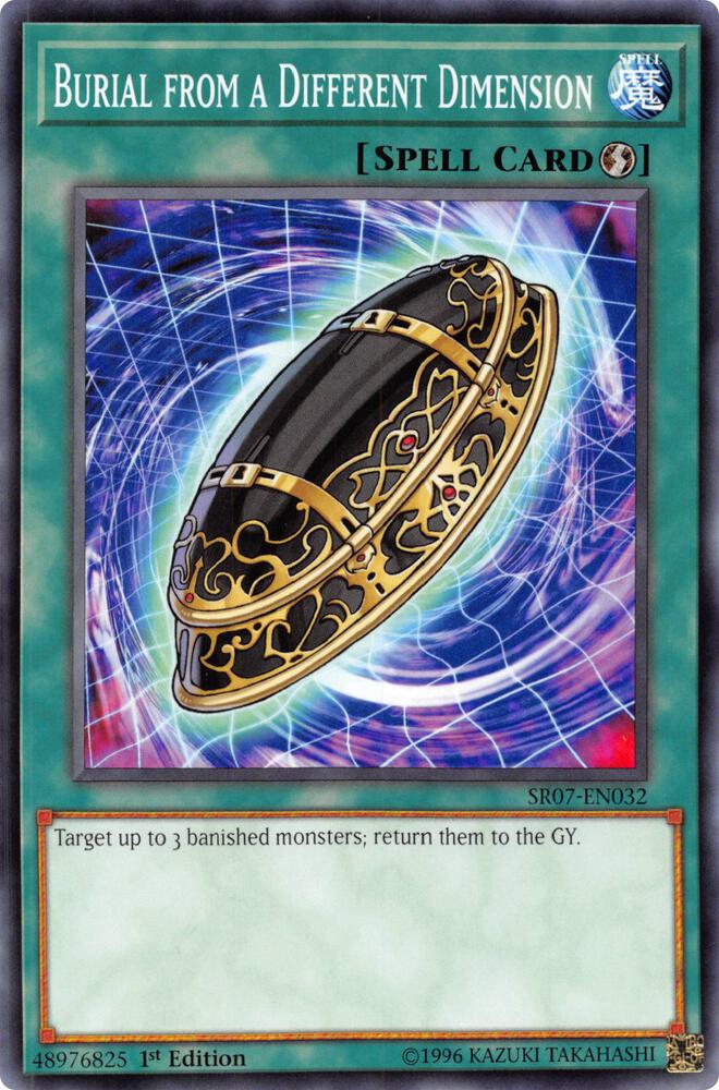Burial from a Different Dimension SR07-EN032 card from Structure Deck: Zombie Horde