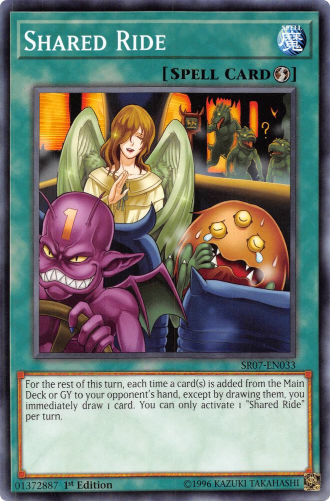 Shared Ride SR07-EN033 card from Structure Deck: Zombie Horde