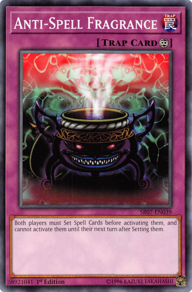 Anti-Spell Fragrance SR07-EN039 card from Structure Deck: Zombie Horde