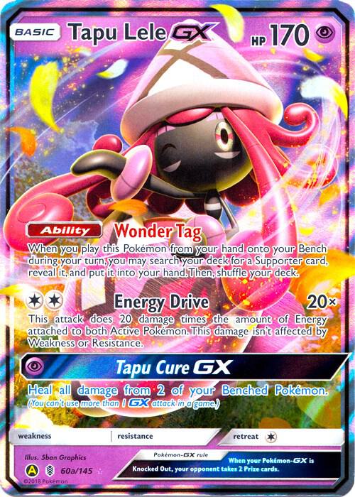 Tapu Lele GX - 60a/145 060a/145 card from Alternate Art Promos