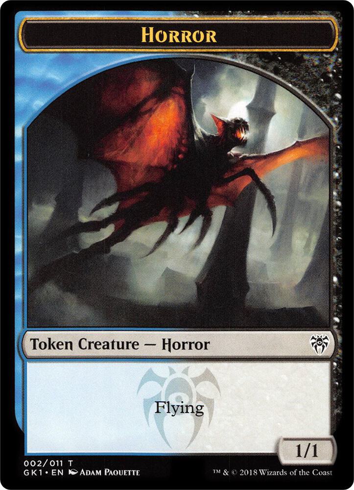 Horror // Copy Double-Sided Token 2 // 1 card from Guilds of Ravnica: Guild Kits