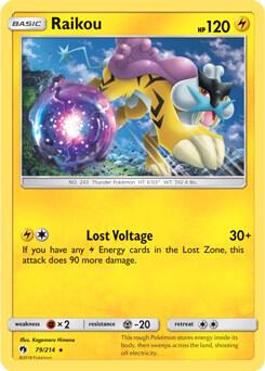 Raikou - 79/214 (SM Lost Thunder) 079/214 card from Deck Exclusives