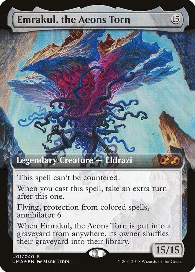 Emrakul, the Aeons Torn U01 card from Ultimate Masters: Box Toppers