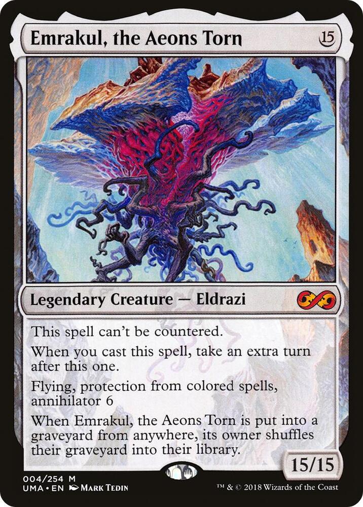 Emrakul, the Aeons Torn 4 card from Ultimate Masters