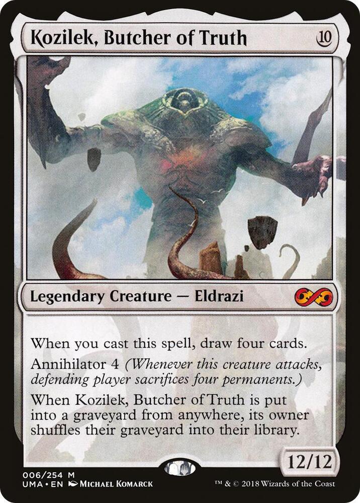 Kozilek, Butcher of Truth 6 card from Ultimate Masters