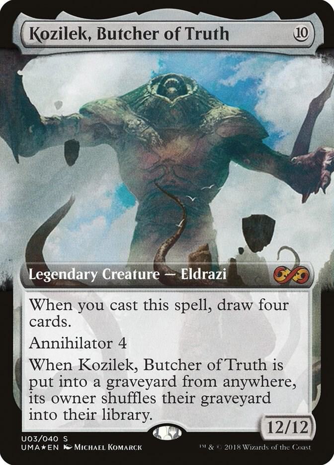 Kozilek, Butcher of Truth U03 card from Ultimate Masters: Box Toppers