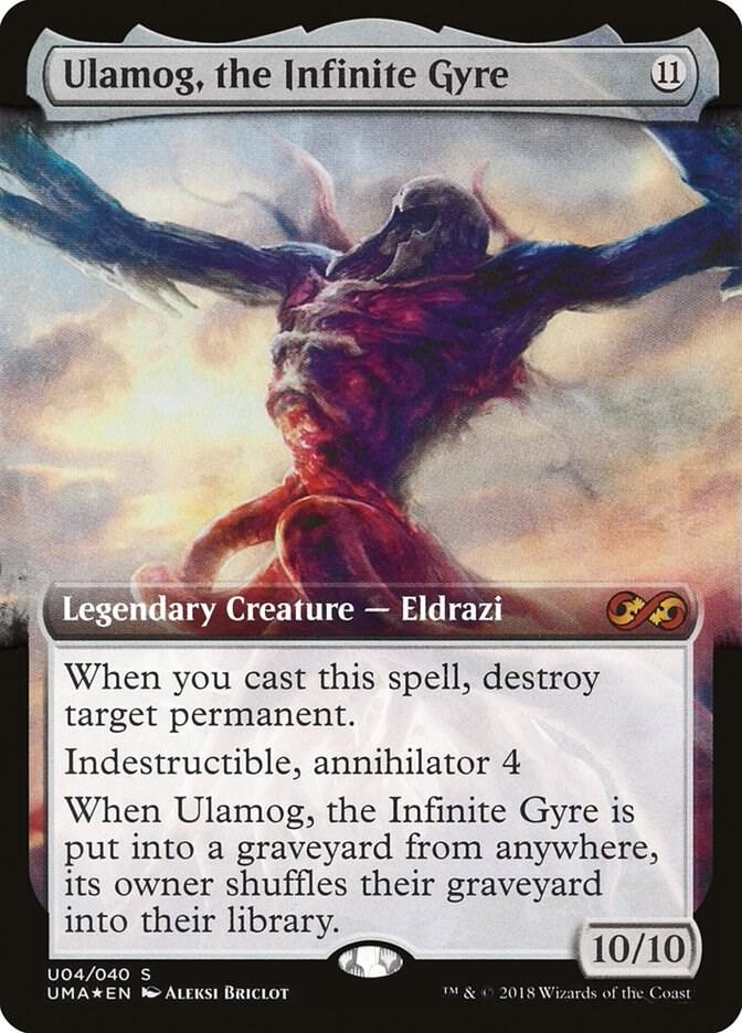 Ulamog, the Infinite Gyre U04 card from Ultimate Masters: Box Toppers