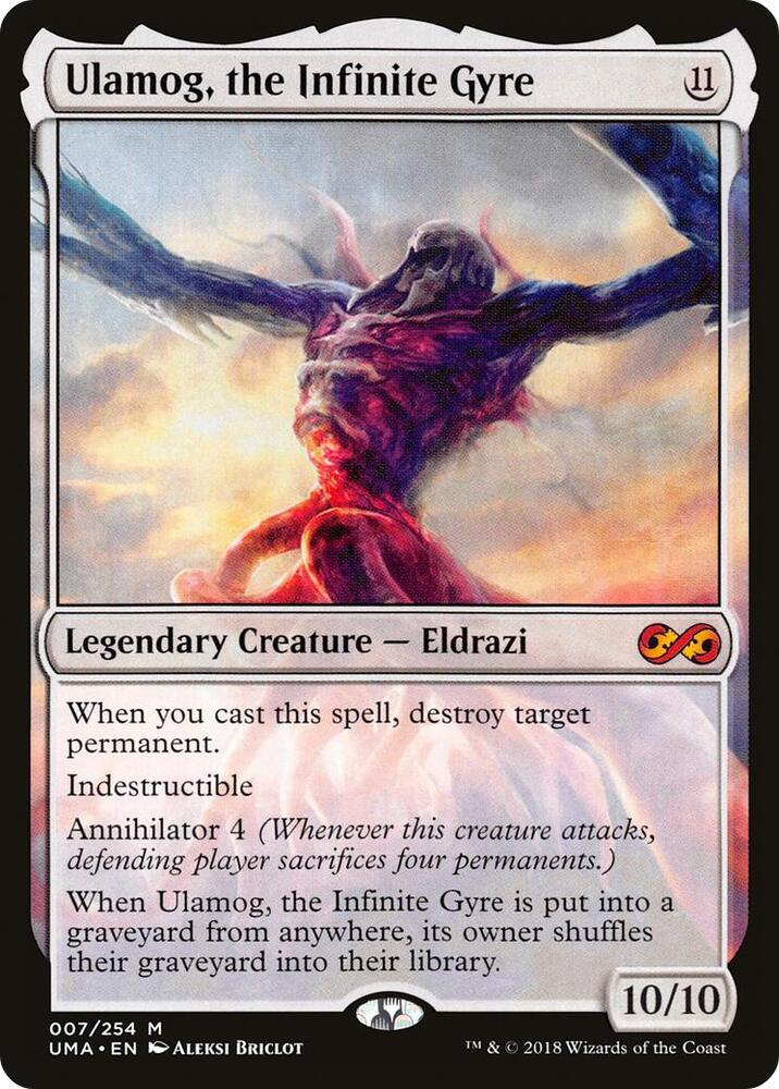 Ulamog, the Infinite Gyre 7 card from Ultimate Masters
