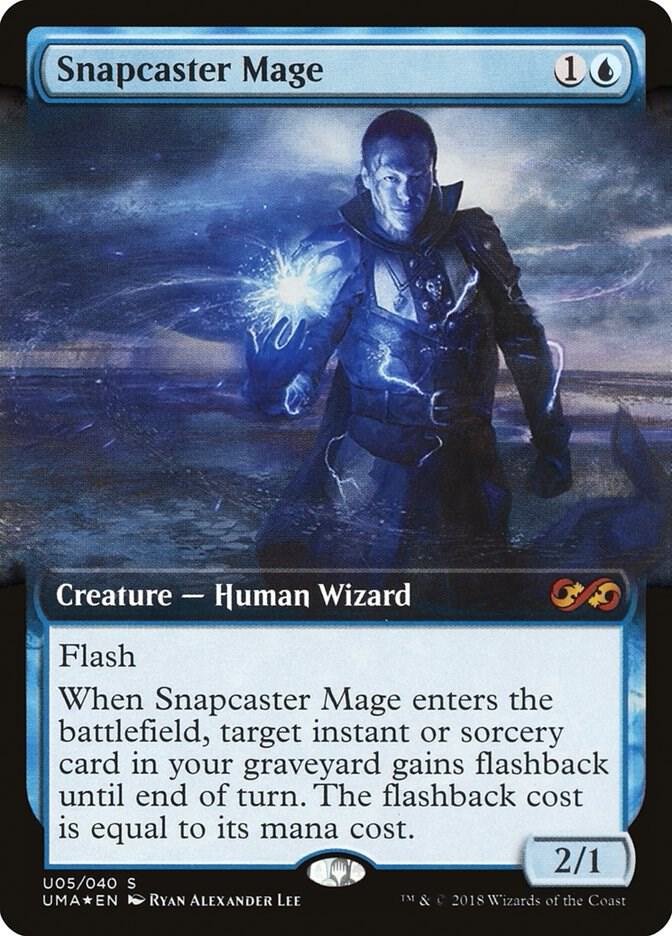 Snapcaster Mage U05 card from Ultimate Masters: Box Toppers