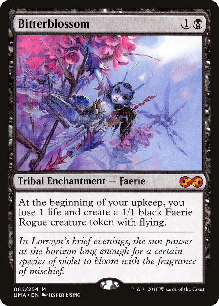 Bitterblossom 85 card from Ultimate Masters