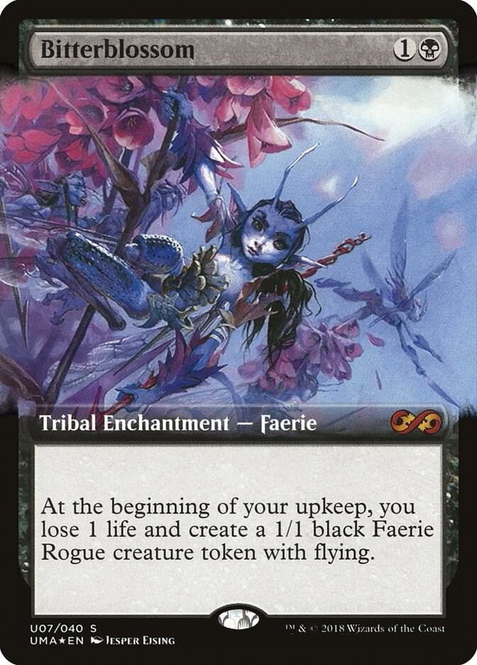 Bitterblossom U07 card from Ultimate Masters: Box Toppers