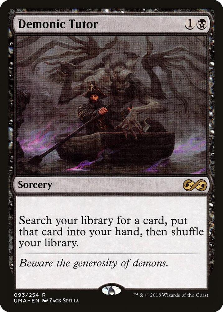 Demonic Tutor 93 card from Ultimate Masters
