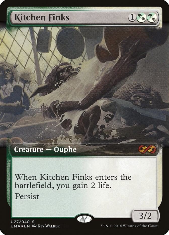 Kitchen Finks U27 card from Ultimate Masters: Box Toppers