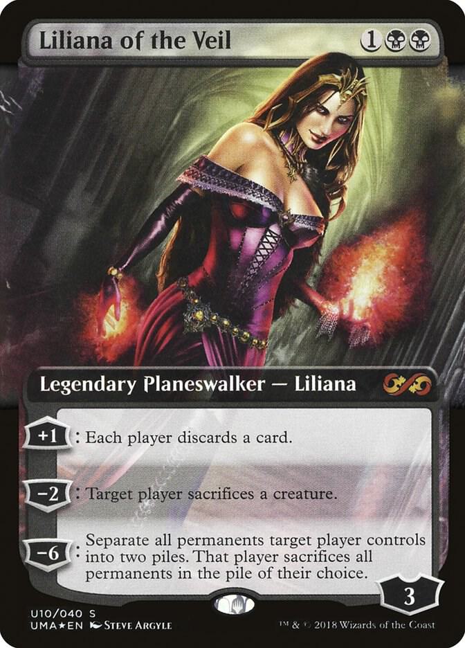 Liliana of the Veil U10 card from Ultimate Masters: Box Toppers