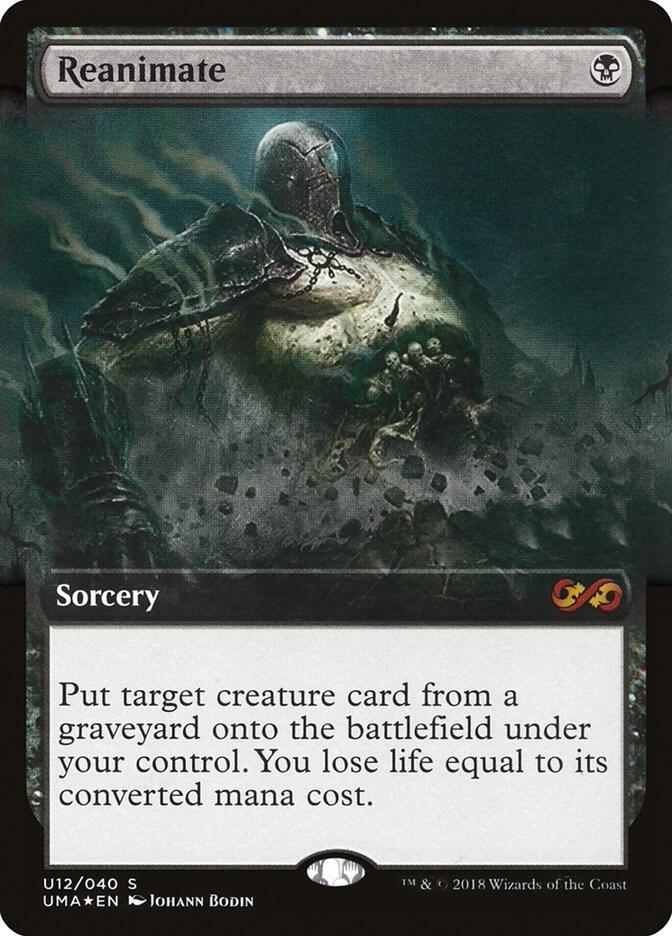 Reanimate U12 card from Ultimate Masters: Box Toppers