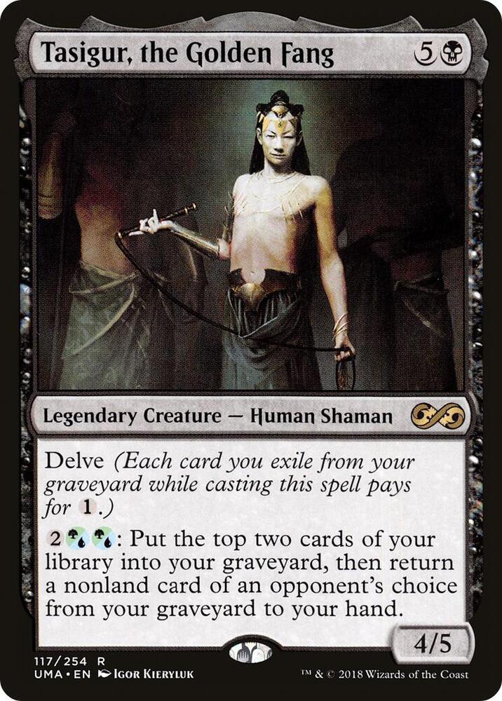 Tasigur, the Golden Fang 117 card from Ultimate Masters