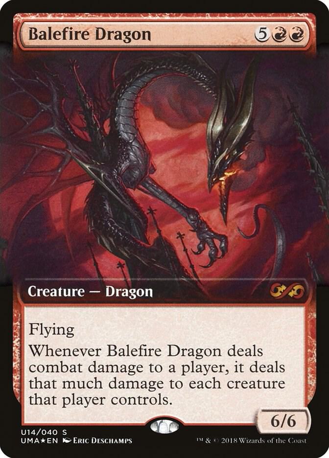 Balefire Dragon U14 card from Ultimate Masters: Box Toppers