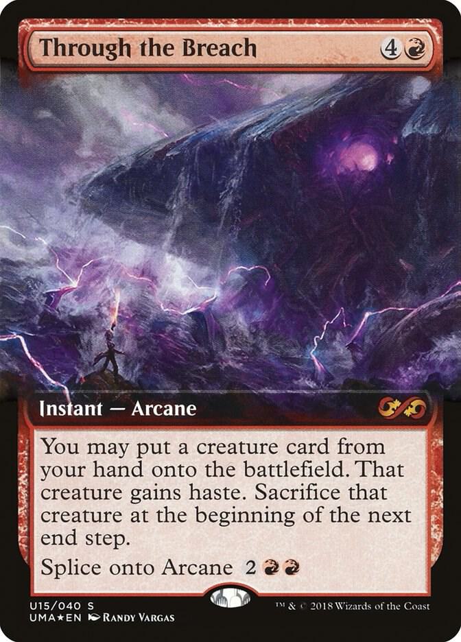 Through the Breach U15 card from Ultimate Masters: Box Toppers