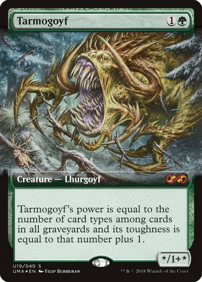 Tarmogoyf U19 card from Ultimate Masters: Box Toppers